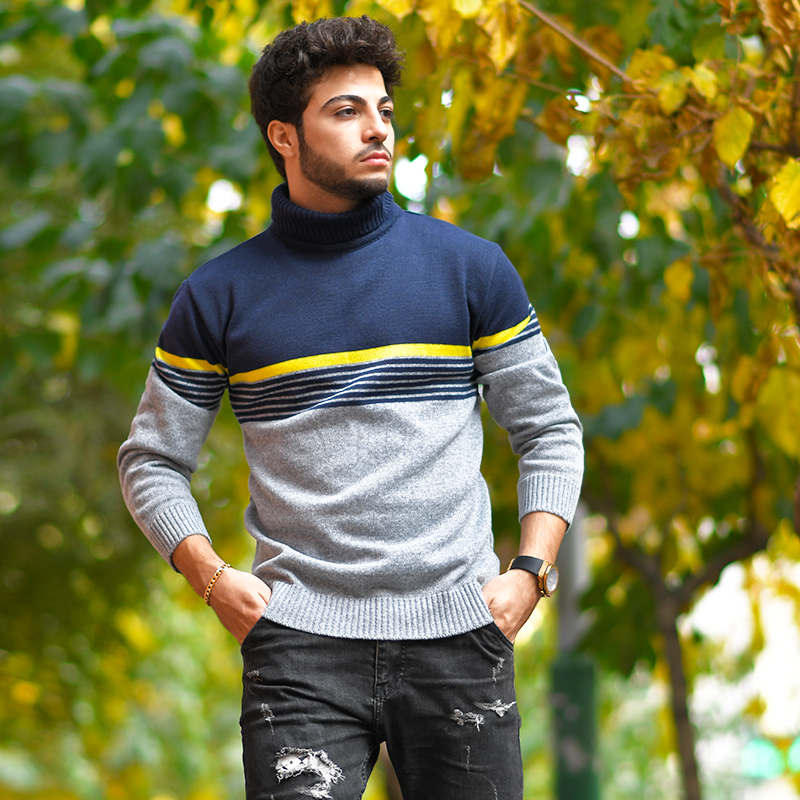 پلیور بافت مردانه مدل Badram