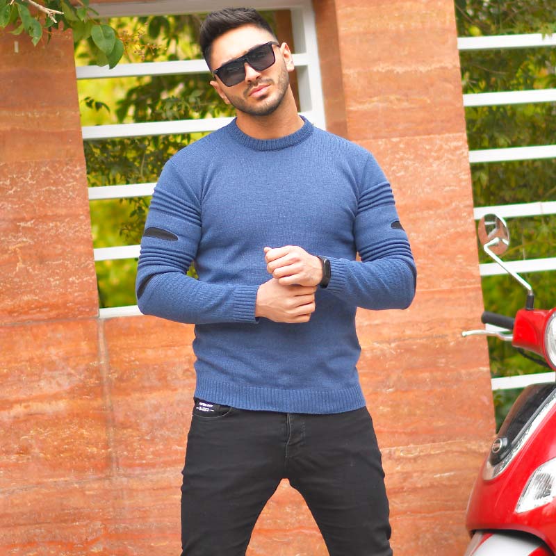 پلیور بافت مردانه مدل Nariman