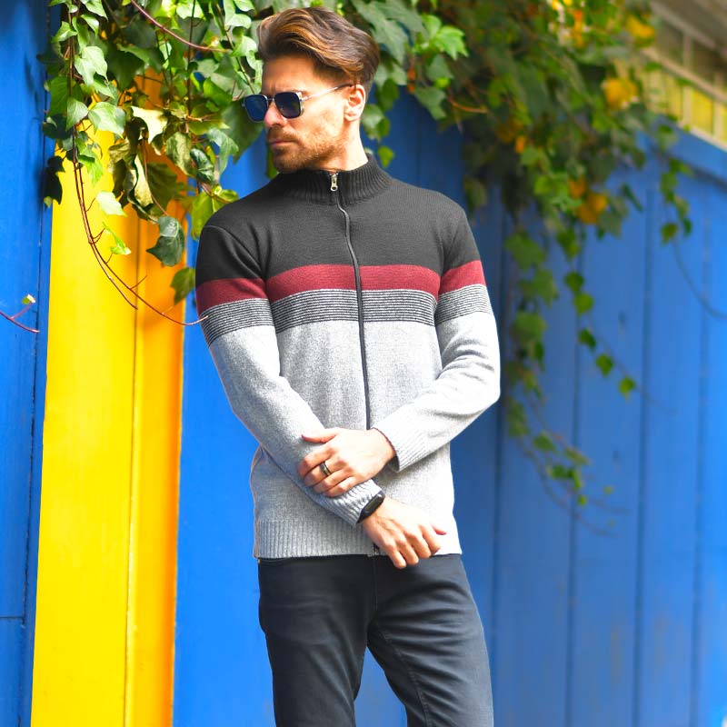 سوئیشرت بافت مردانه مدل Sayman