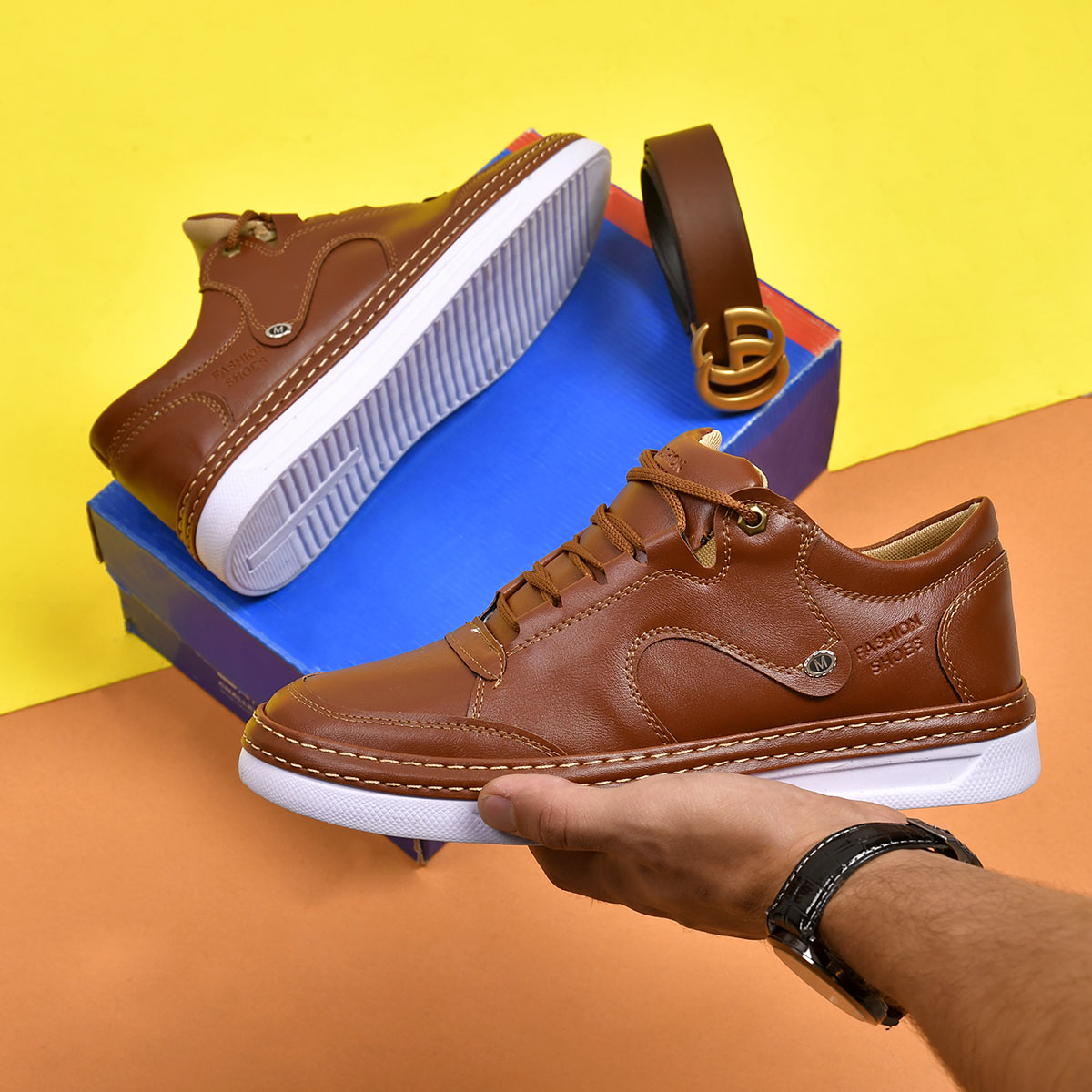 کفش مردانه طرح چرم مدل isatis