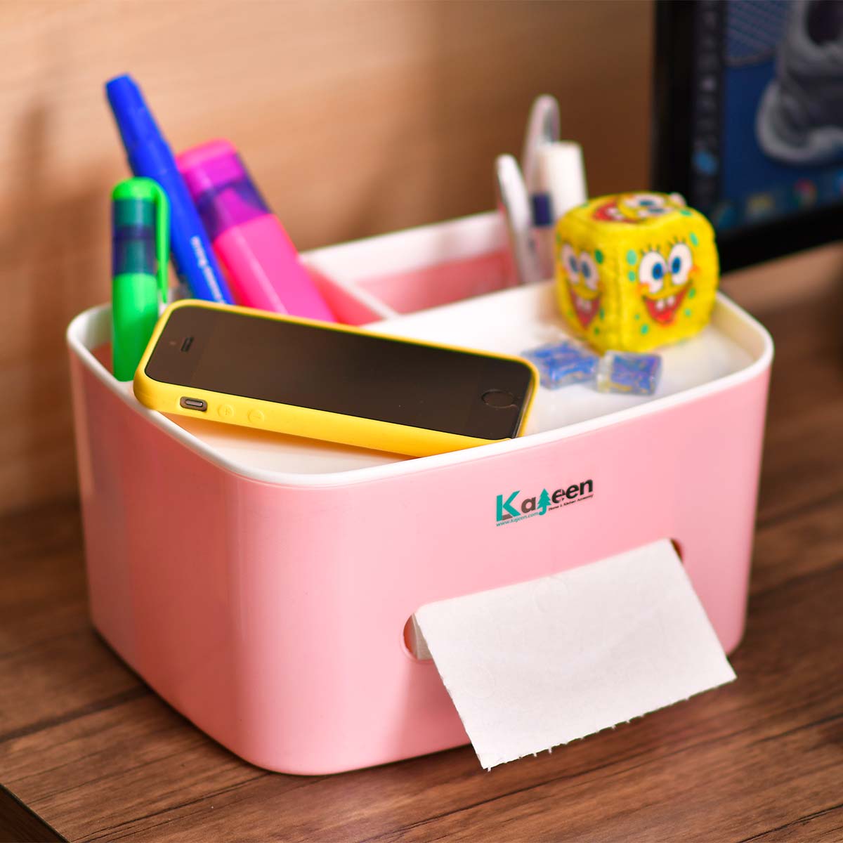 جا دستمال كاغذي رو ميزي مدلKajeen