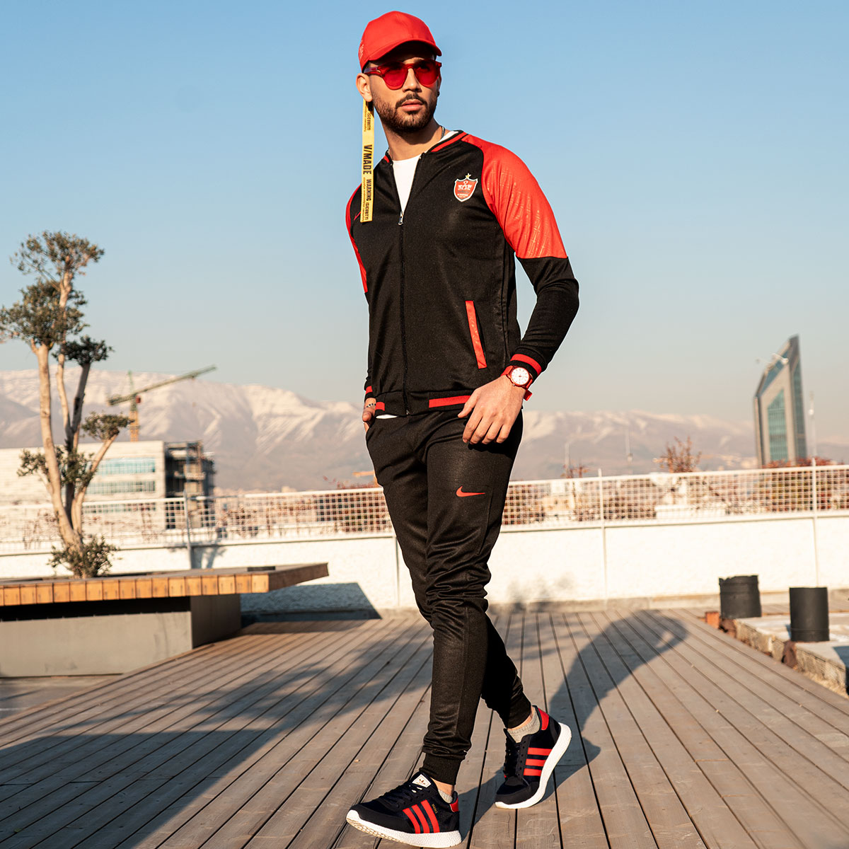 ست سوئيشرت شلوار پرسپوليس مدلBahif