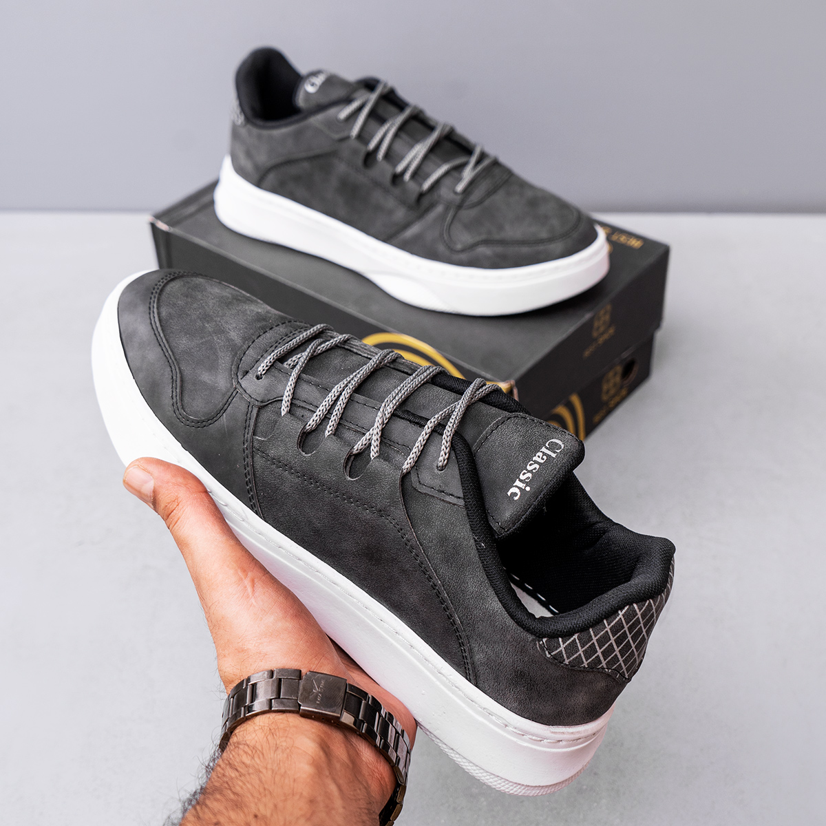 کفش ذغالی مردانه مدل Axel