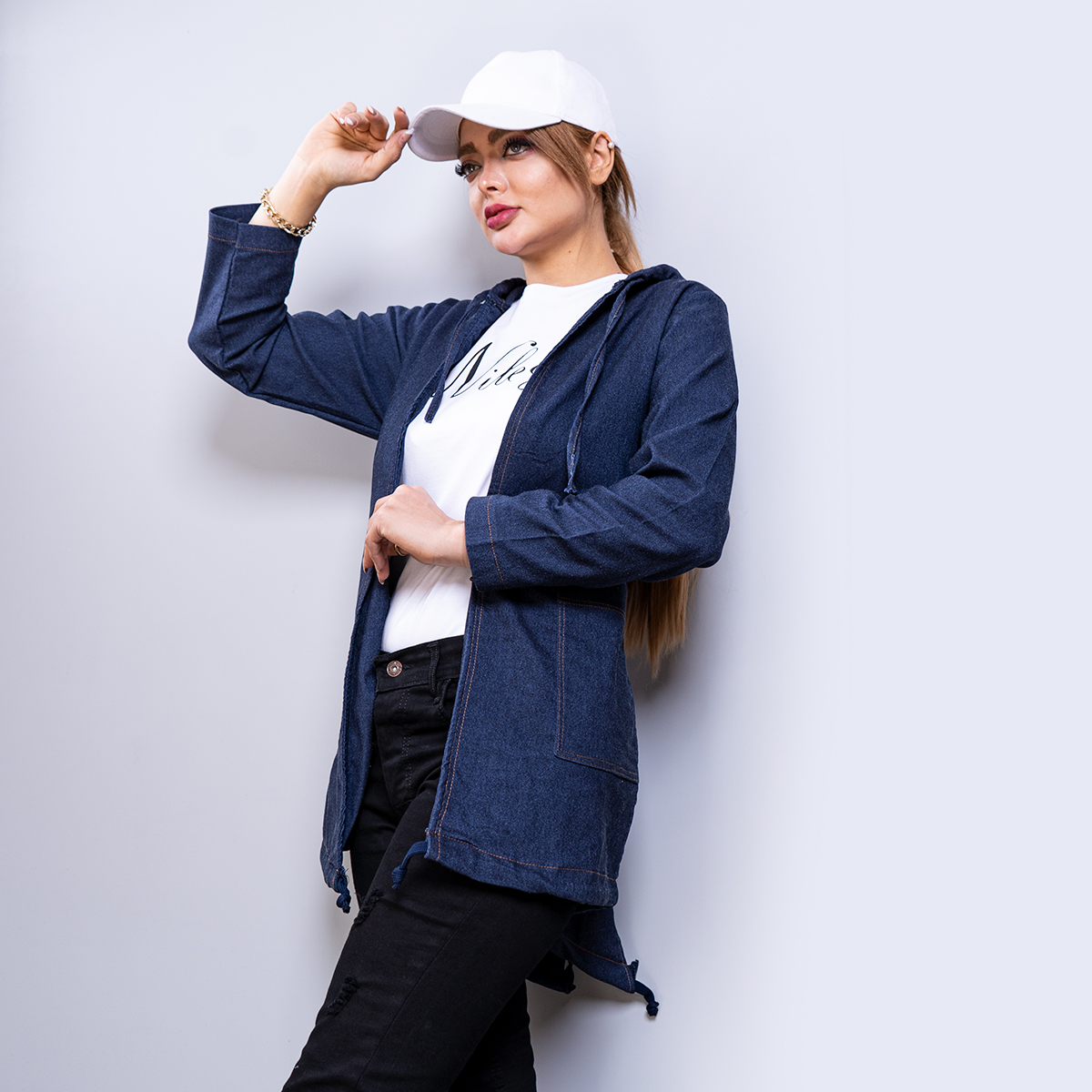 مانتو جين دخترانه مدل Edvika