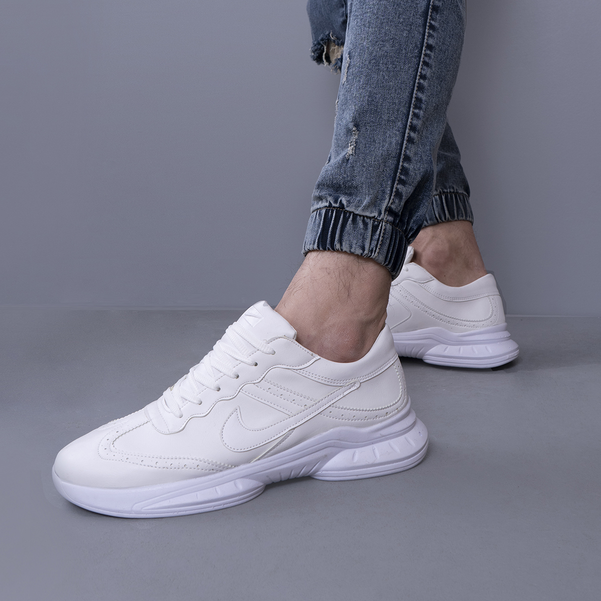 کفش ورزشی مردانه سفید مدل Almond