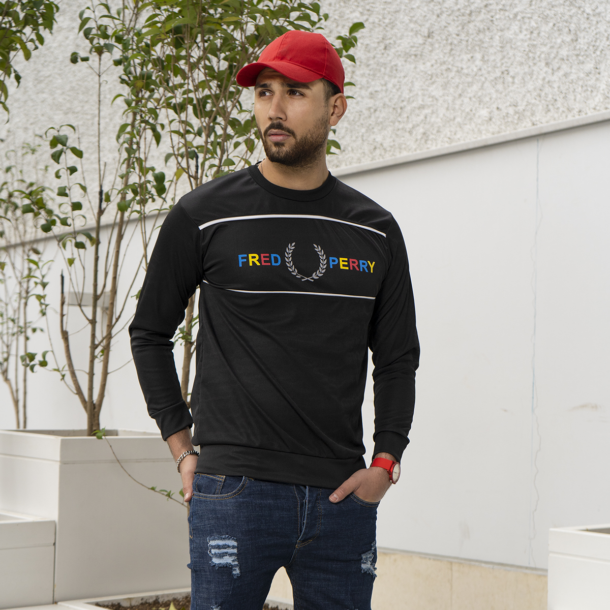 تیشرت آستین بلند مردانه مدل Akshan