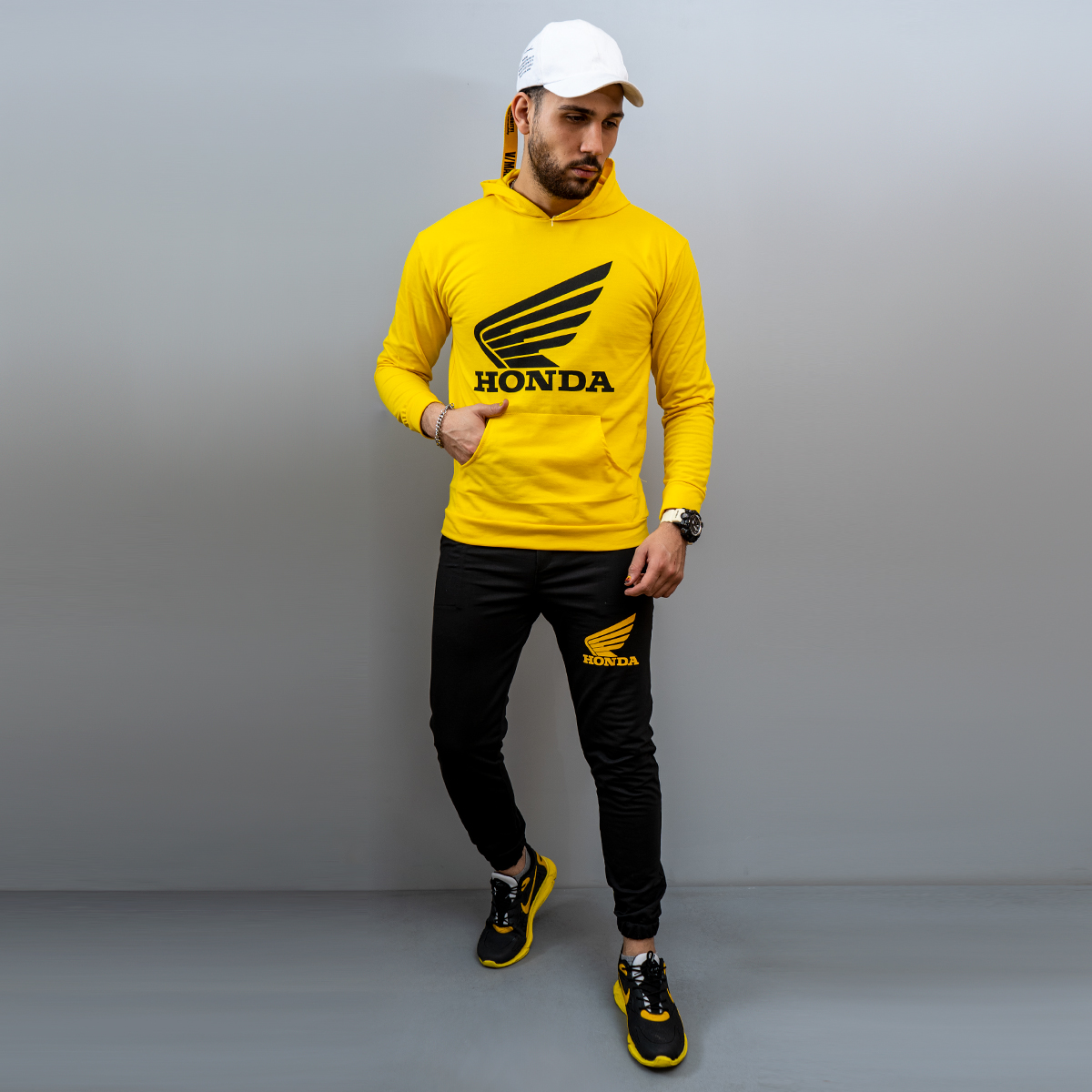 ست تيشرت شلوار HONDA مردانه مدل  KASON