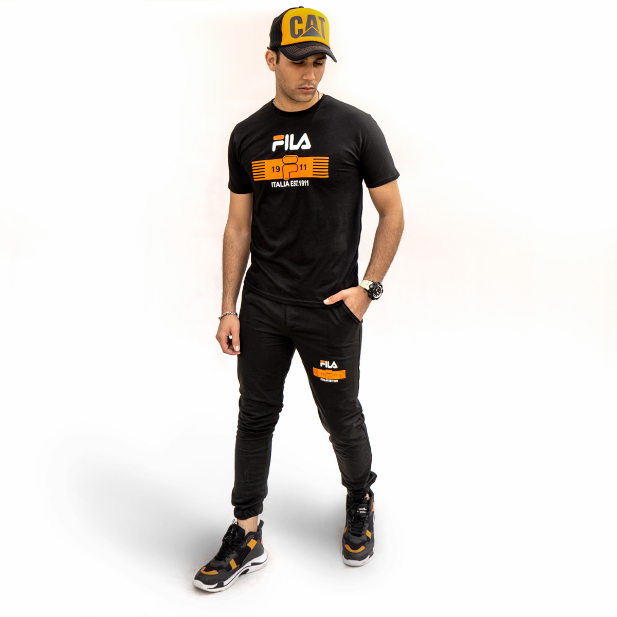 ست تيشرت شلوار Fila مردانه مدل Morti