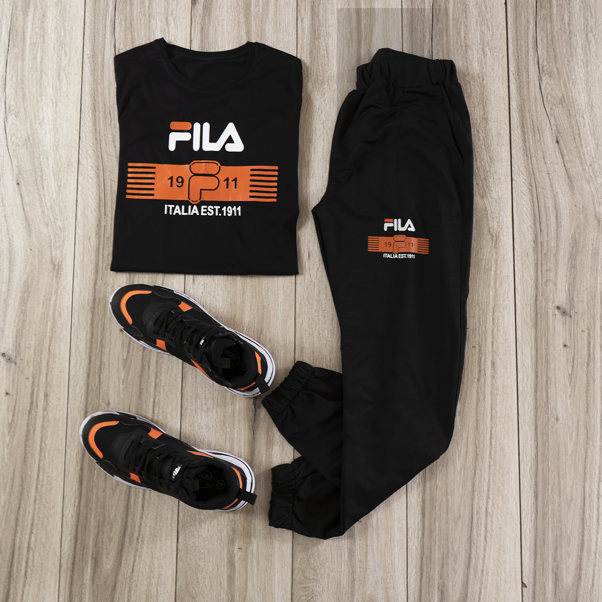 ست تيشرت شلوار Fila مردانه مدل Morti