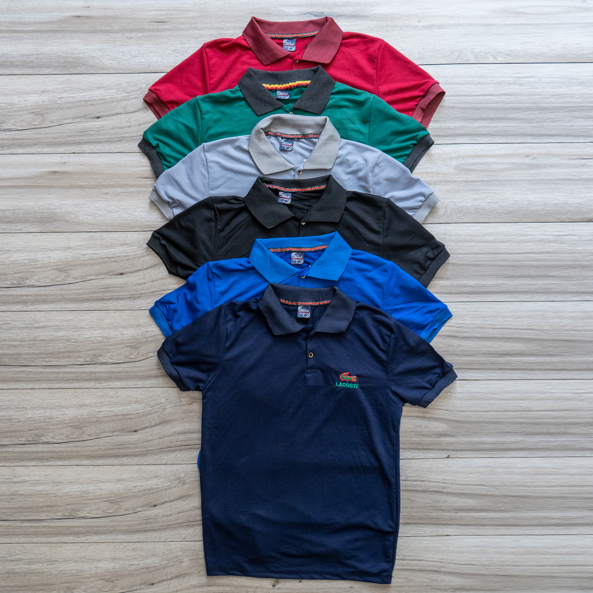 تیشرت Lacoste مردانه آبی کاربنی مدل Casio