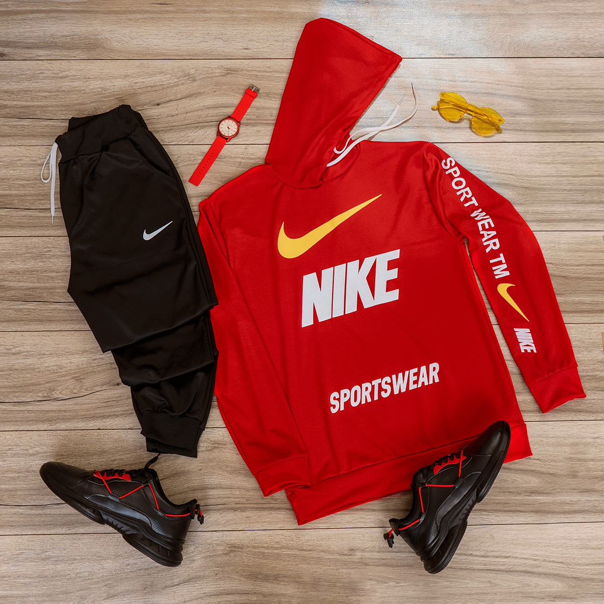 ست هودی شلوار Nike مردانه مدلYavin