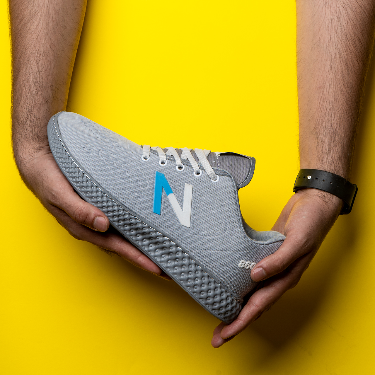 کفش مردانه طرح نیوبالانس طوسی مدل Mani(T)