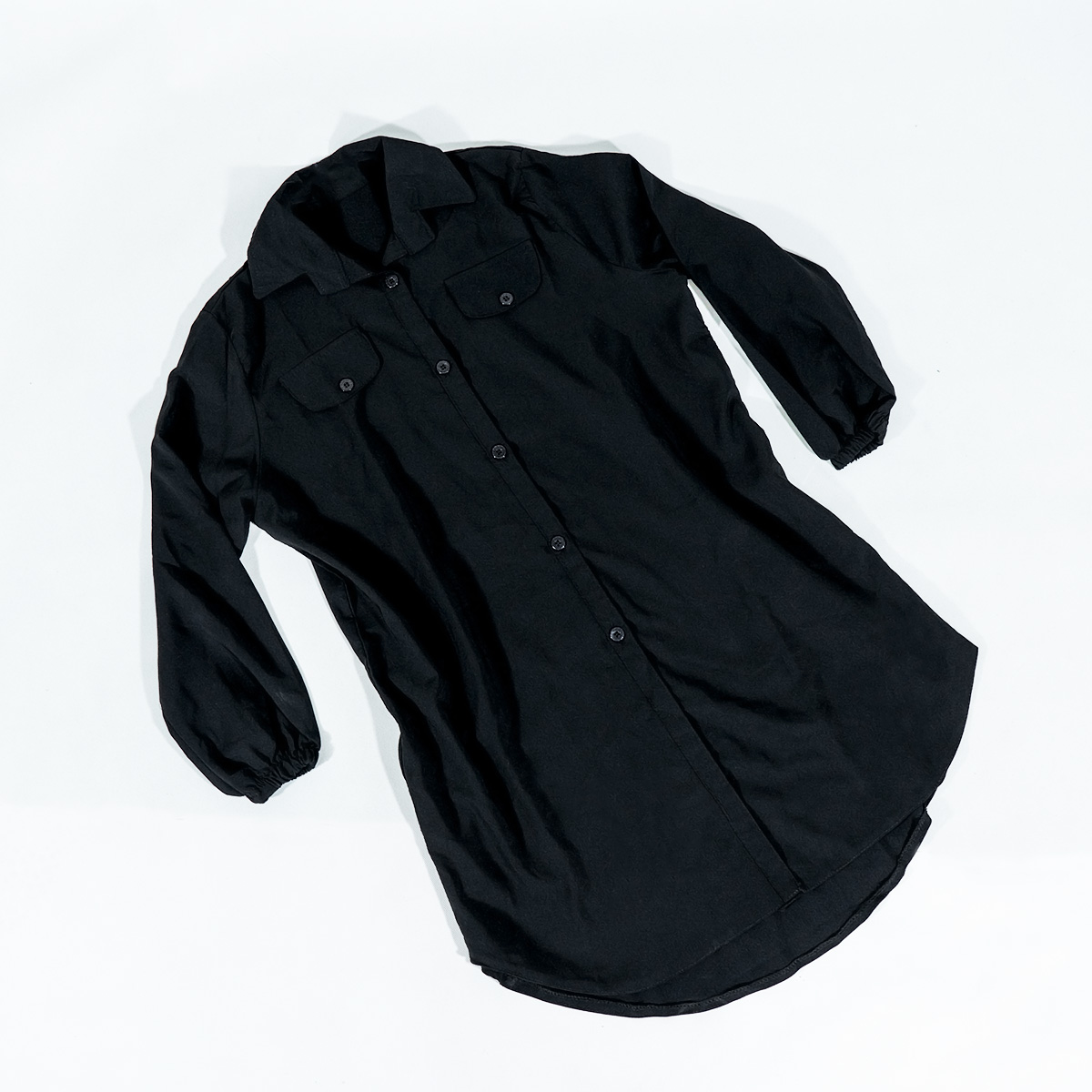 مانتو مشکی مدل Roza