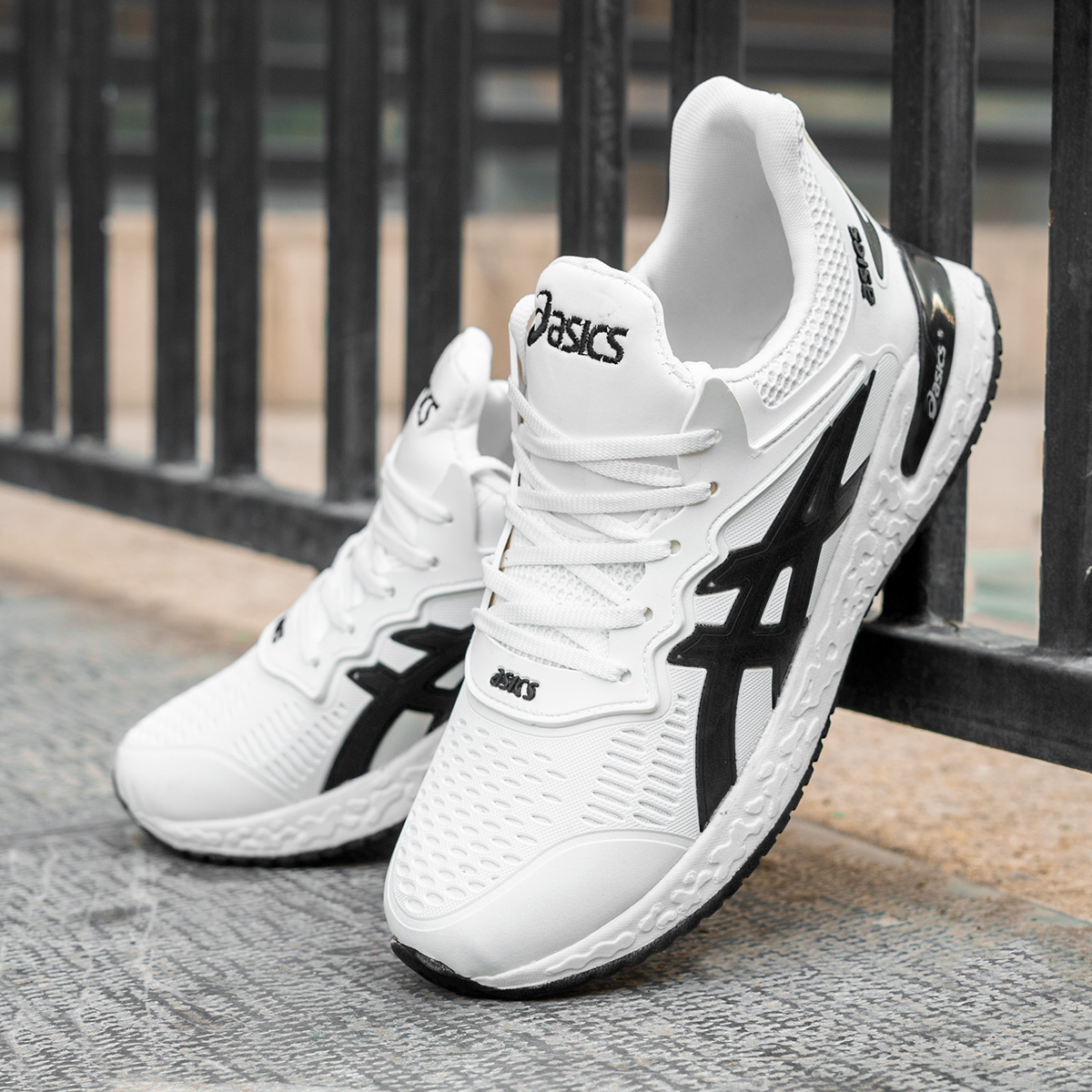 کفش ورزشی اسیکس سفید مردانه مدلrebo