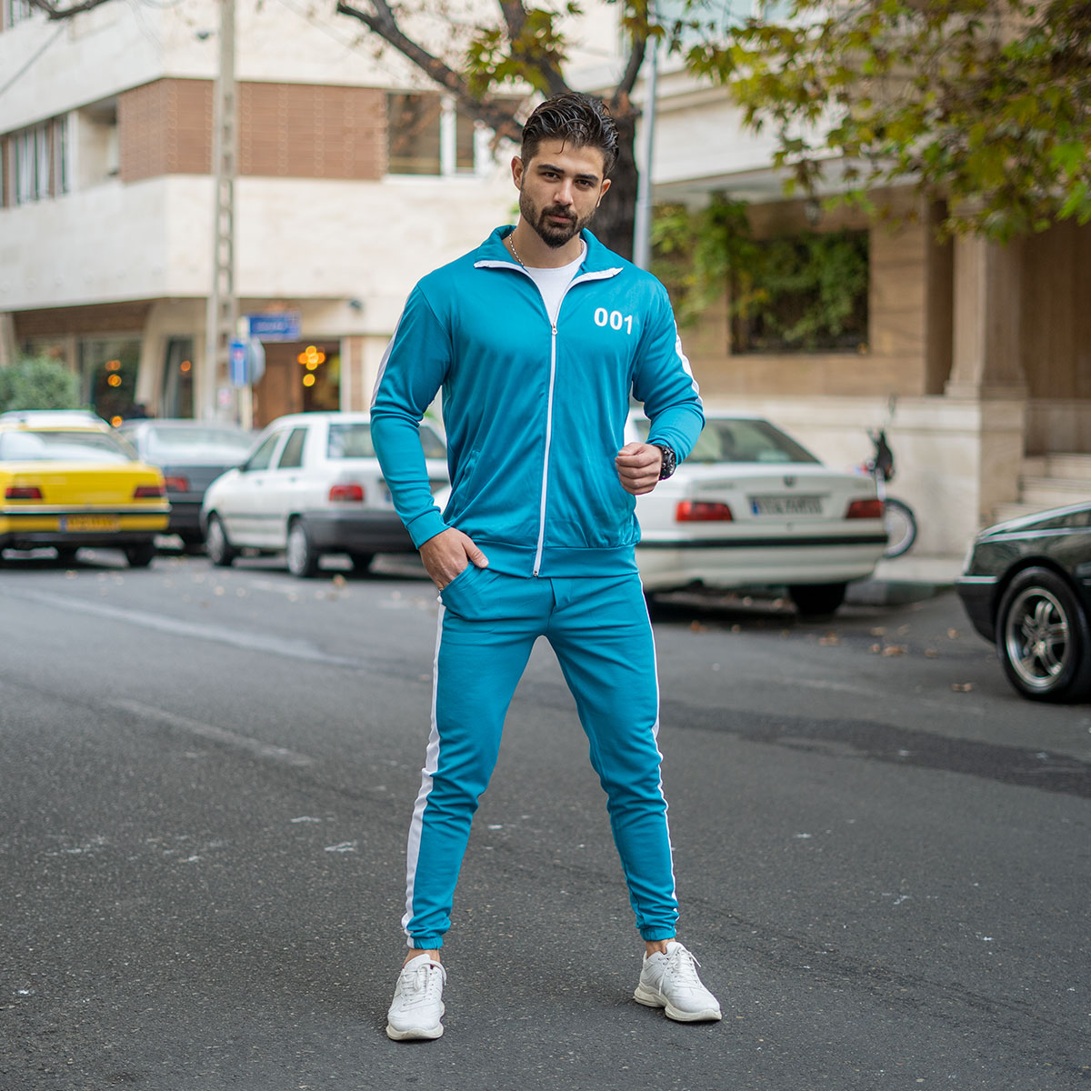 ست سوییشرت شلوار مردانه 001 مدل squid game