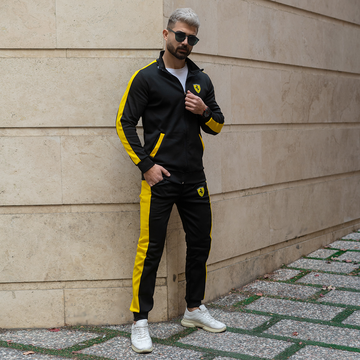 ست سوئیشرت شلوار مردانه مدل Ferrari