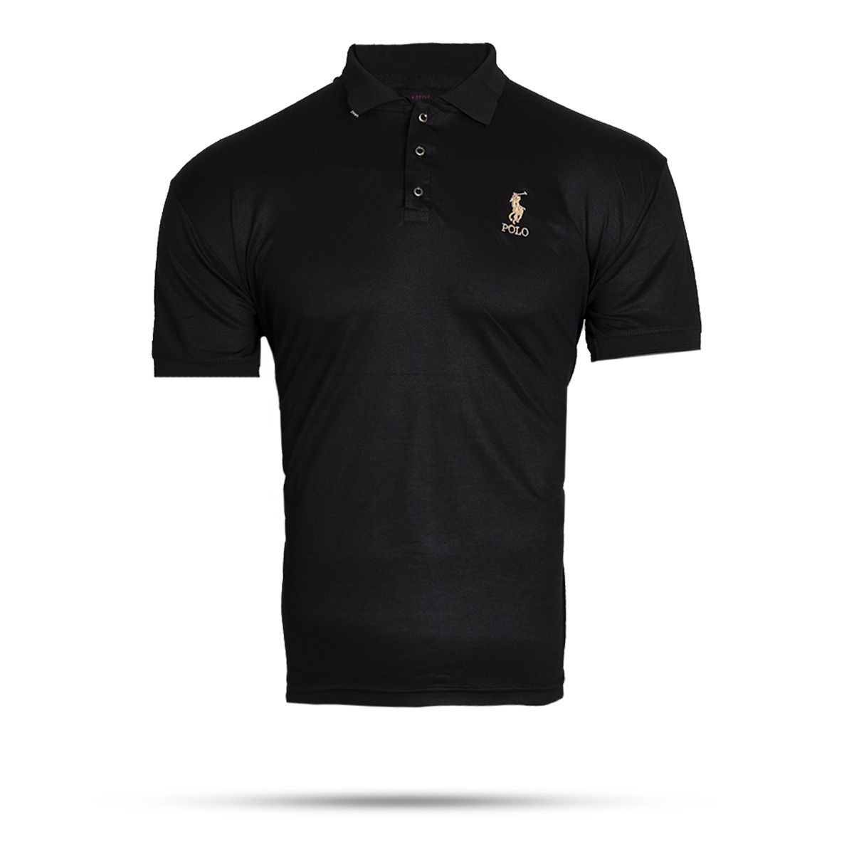 تیشرت Polo مشکی مردانه مدل kemil