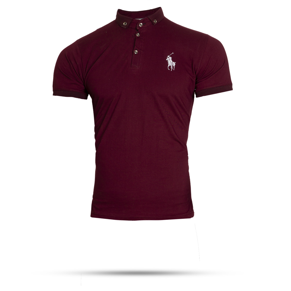 تیشرت POLO مردانه زرشکی مدل Havino