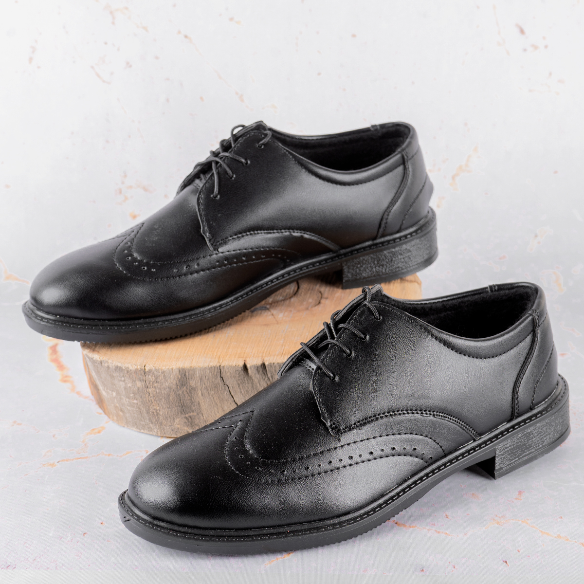 کفش رسمی مردانه مشکی مدل Aroma