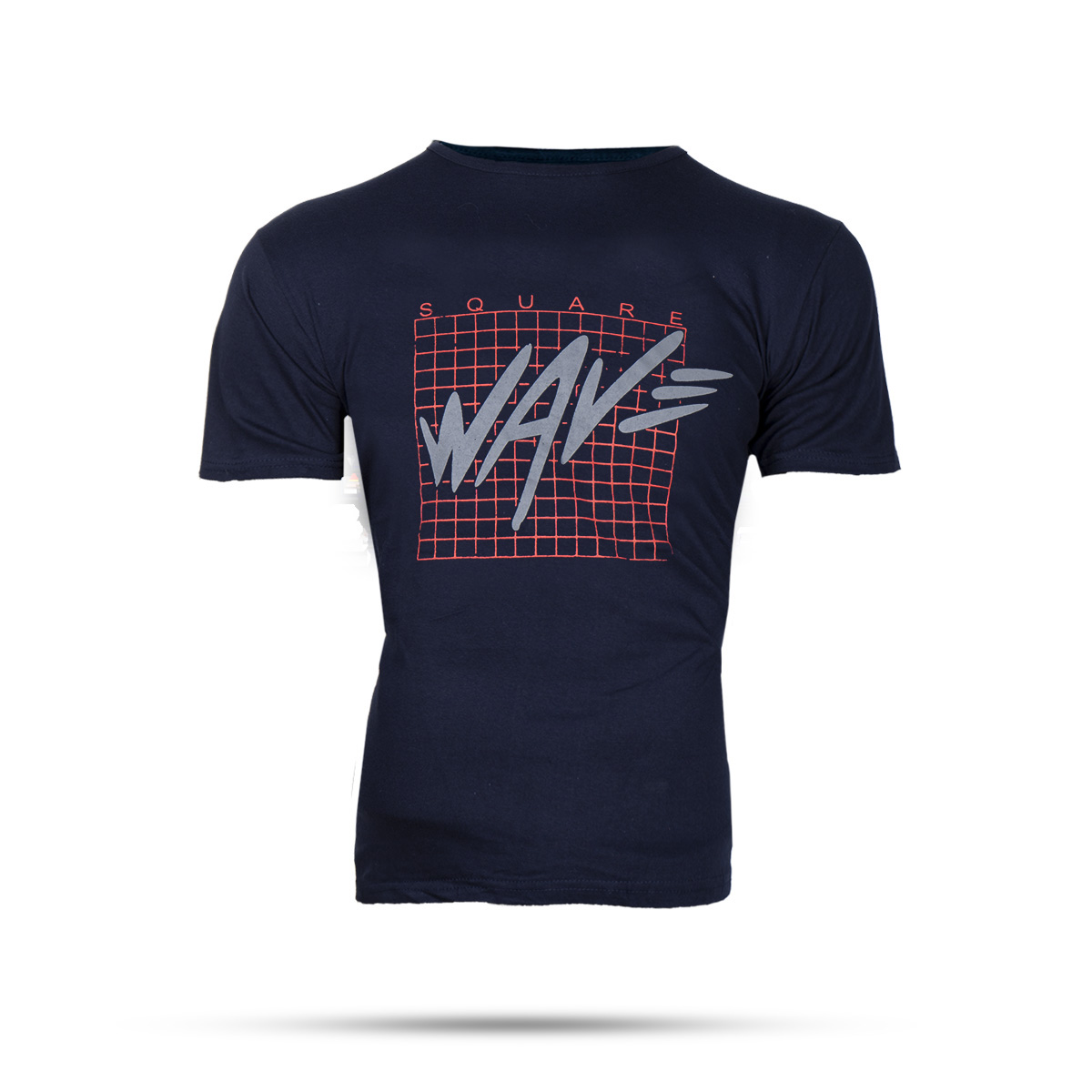 تیشرت مردانه سرمه ای(T) مدل Wav