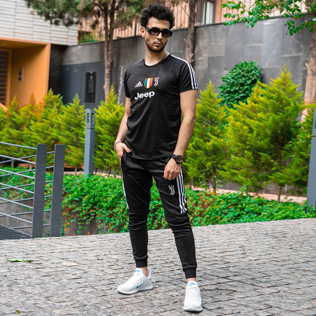 ست تیشرت شلوار یوونتوس مردانه مدل Jeep