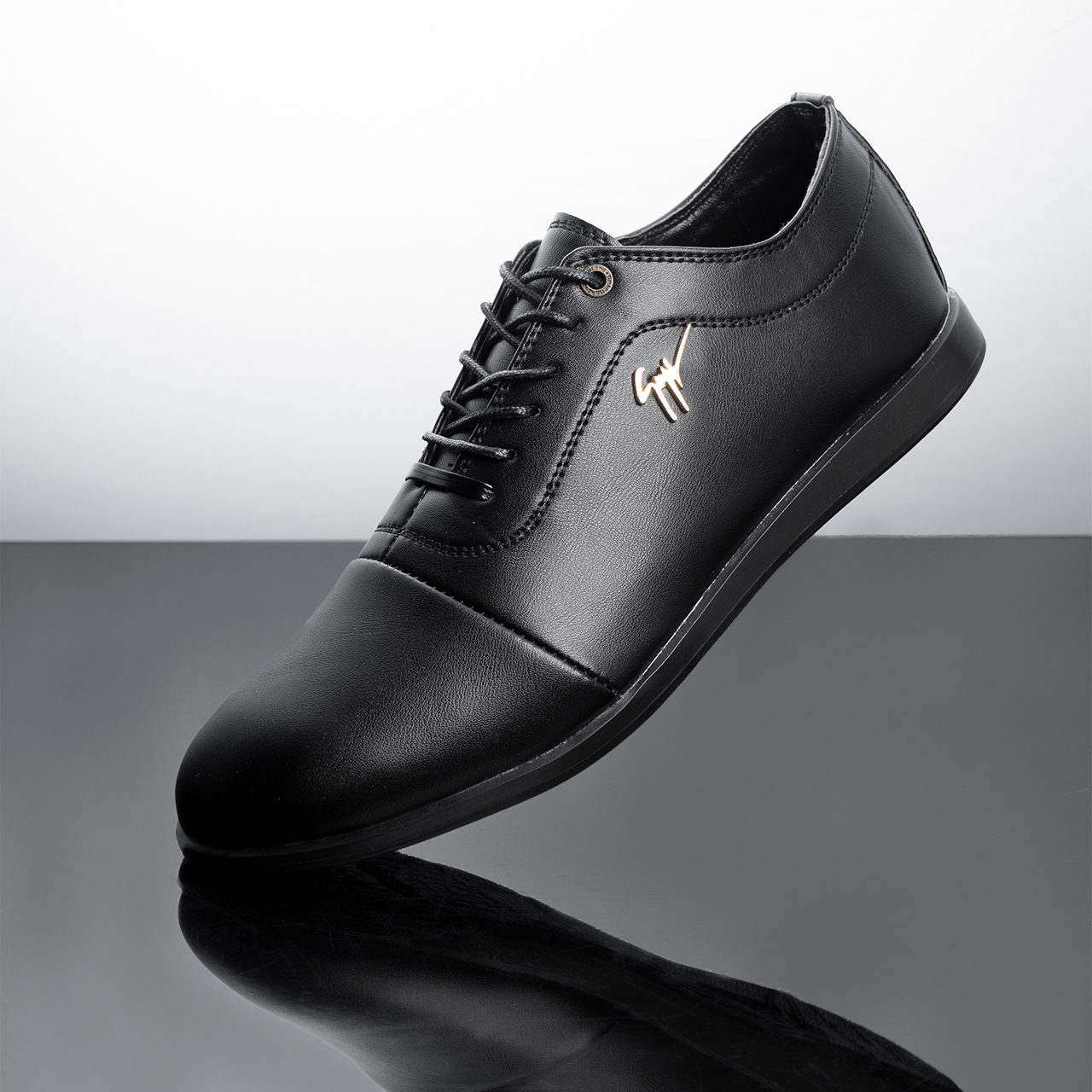 کفش تخت مردانه مشکی مدل Adrin