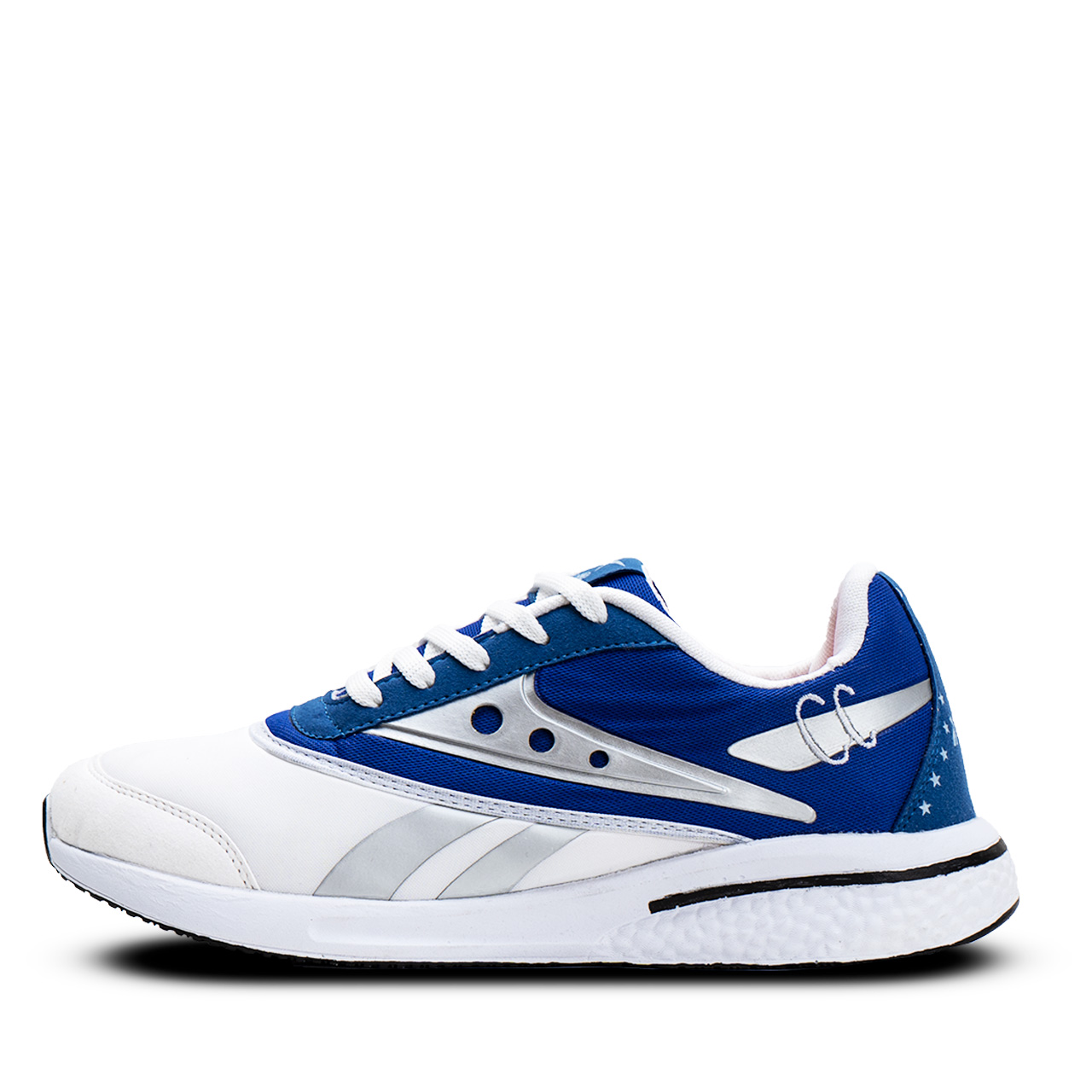 کفش ورزشی ریبوک سفید آبی مردانه مدل 25CC