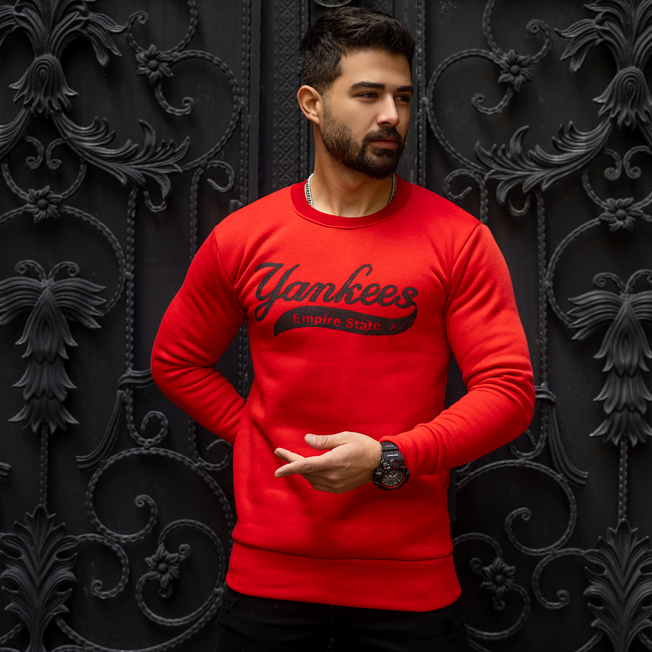 دورس مردانه Yankees قرمز مدل Arsin