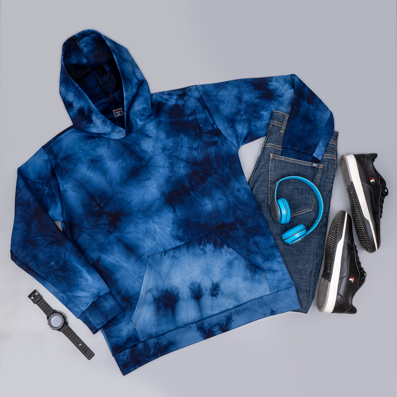 هودی مردانه سرمه ای مدل Barisan