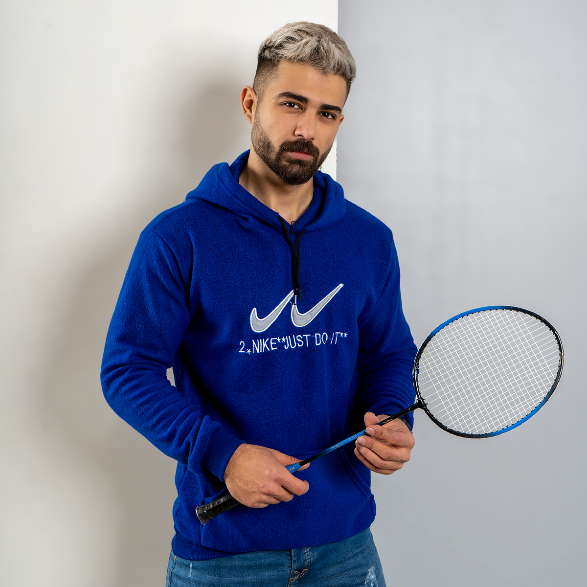 هودی مردانه آبی 2Nike مدل kavalo