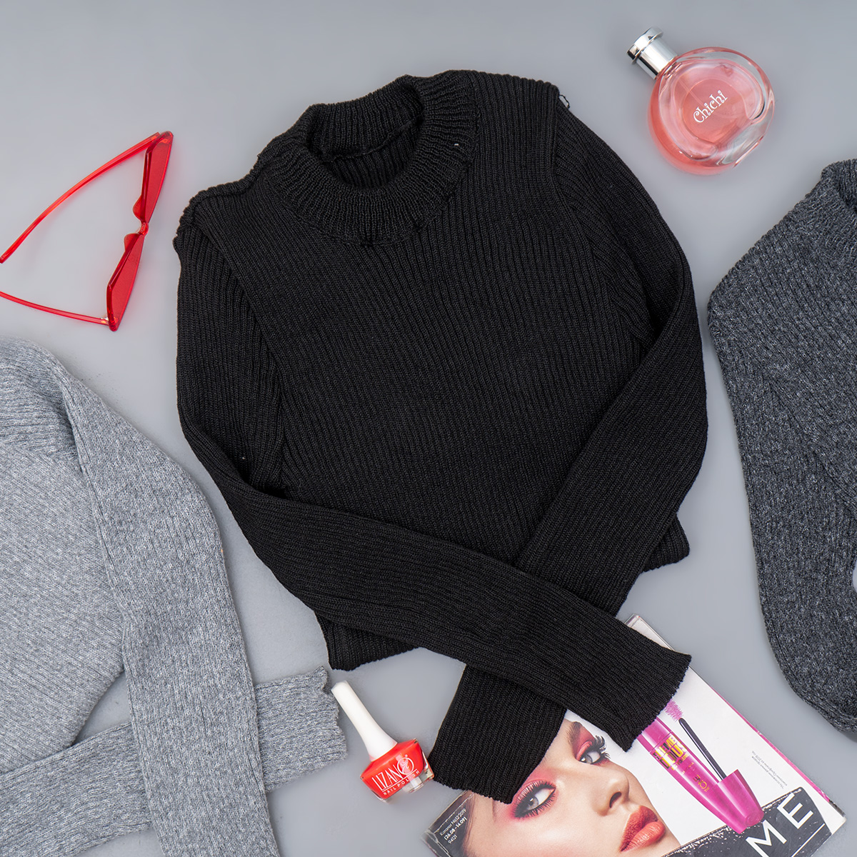 بافت مشکی دخترانه (ساده) مدل Paria