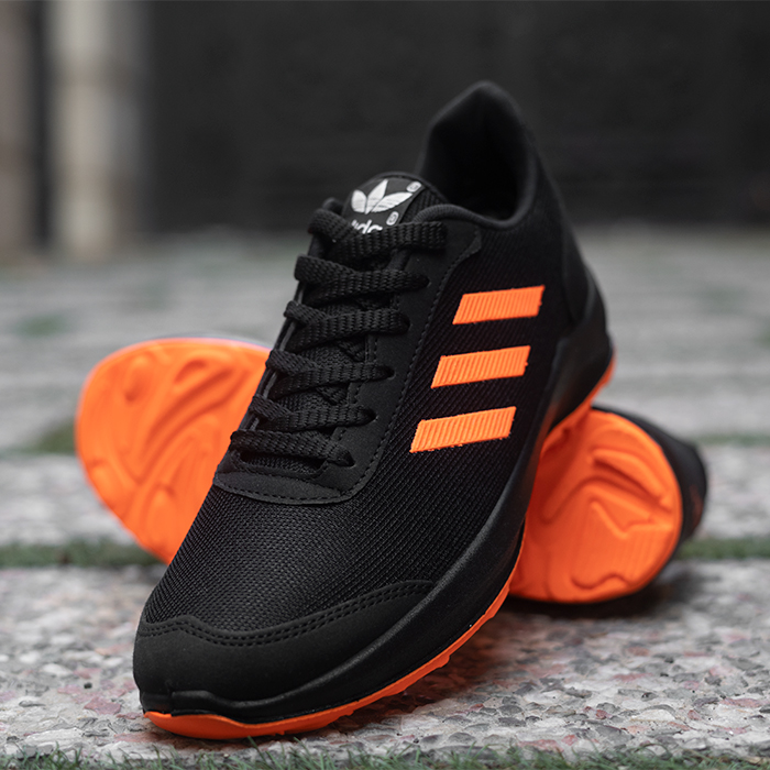 کفش ورزشی Adidas مردانه مشکی نارنجی مدل Matikan