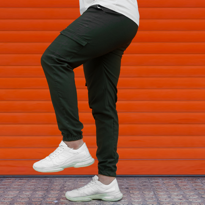 شلوار اسلش سبز مردانه مدل R15