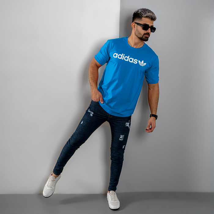 تیشرت مردانه ADIDAS آبی مدل TENO