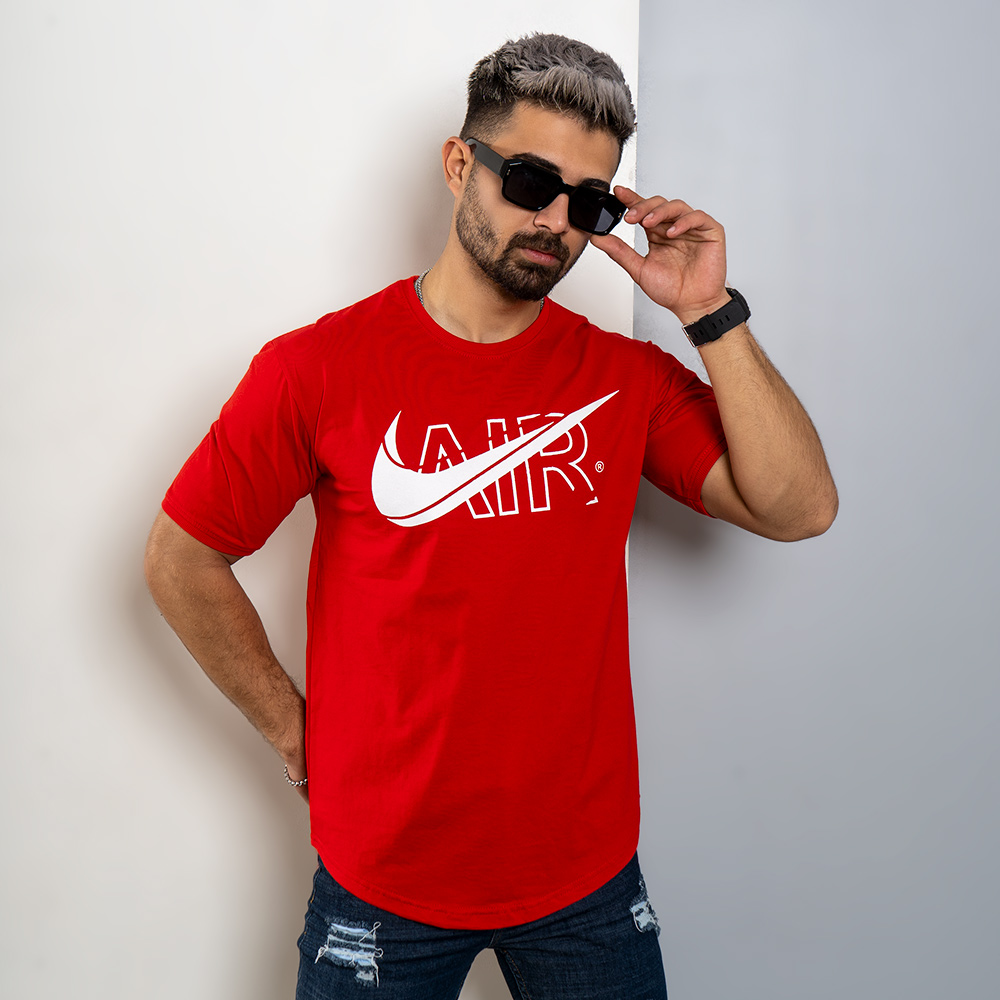 تیشرت مردانه NIKE AIR قرمز مدل ROKO