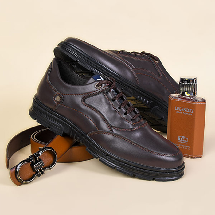 کفش مردانه CAT قهوه ای مدل Galin