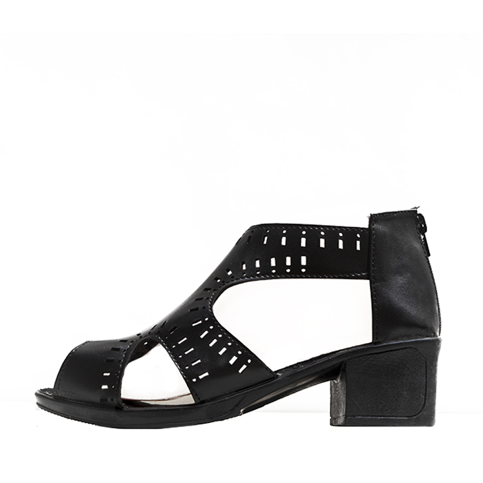 صندل زنانه مشکی مدل Pardis