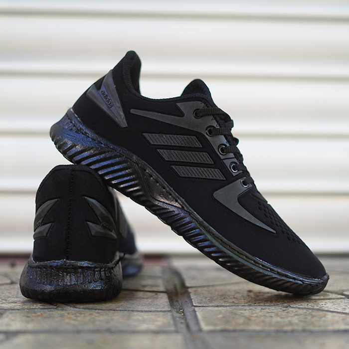 کفش ورزشی مردانه آدیداس مشکی (زیره مشکی) مدل zarax