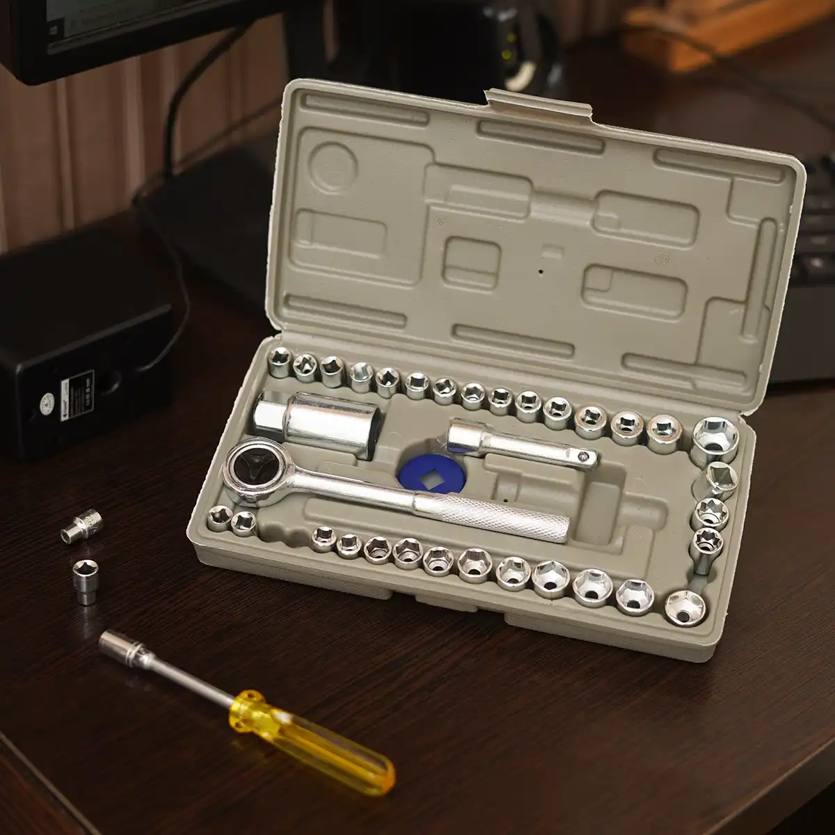 آچار بکس 40 عددی مدل Aiwa