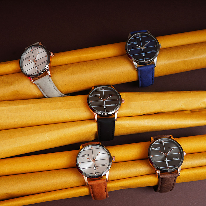 ساعت مچی سرمه ای empower مدل Quartz