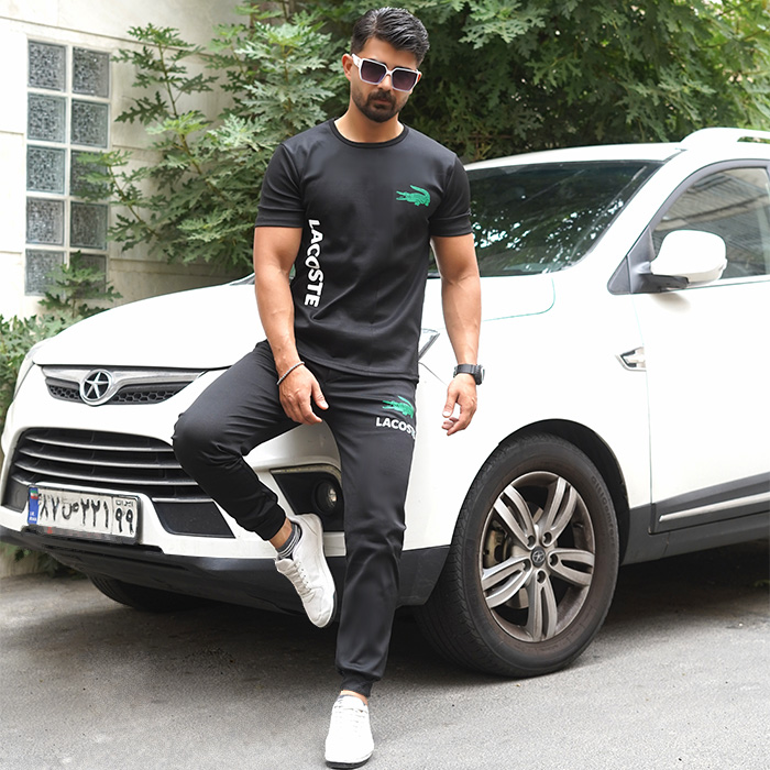 ست تیشرت شلوارLocoste مردانه مدل Pelano