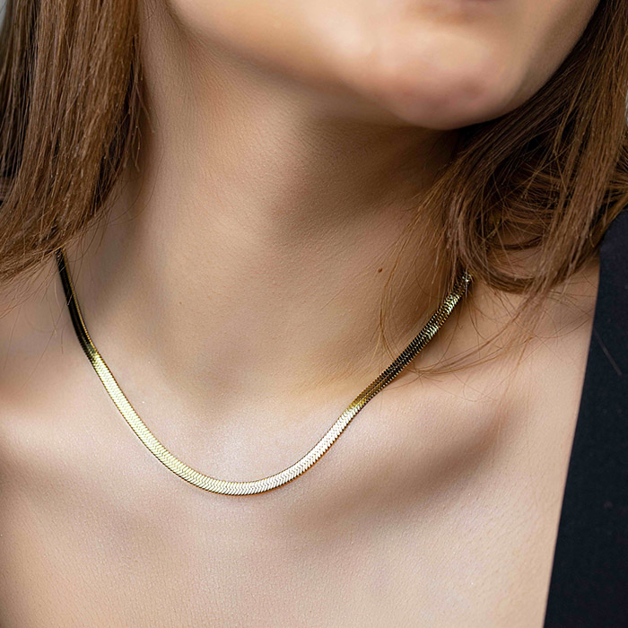 گردنبند طلایی مدل fered