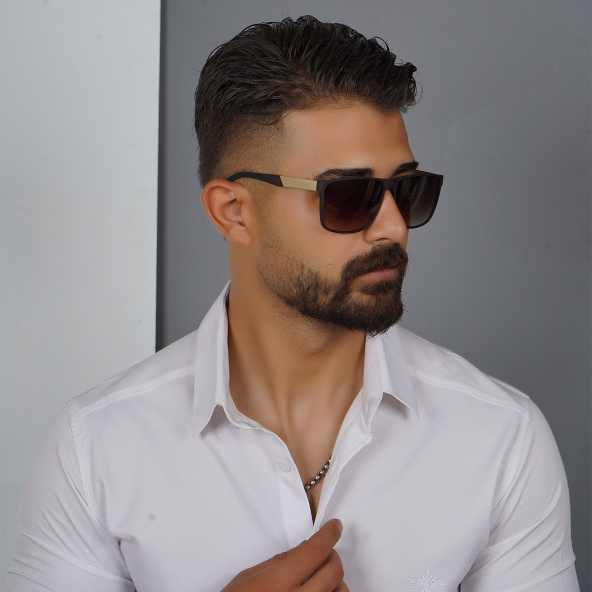 عینک قهوه ای مردانه مدل Porsche