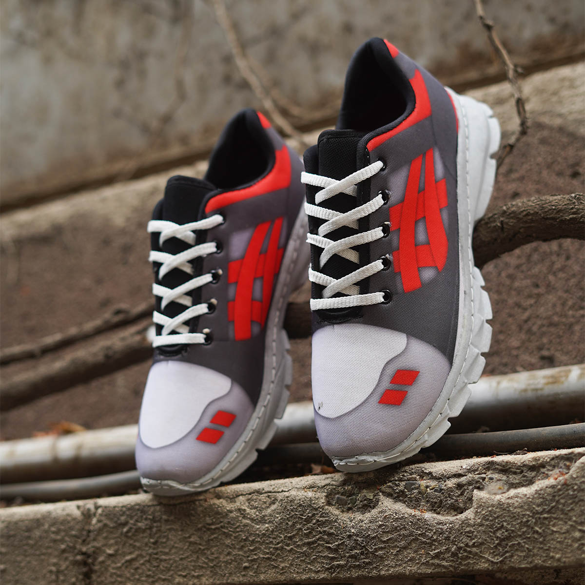 کفش ورزشی مردانه قرمزمدل Fabric