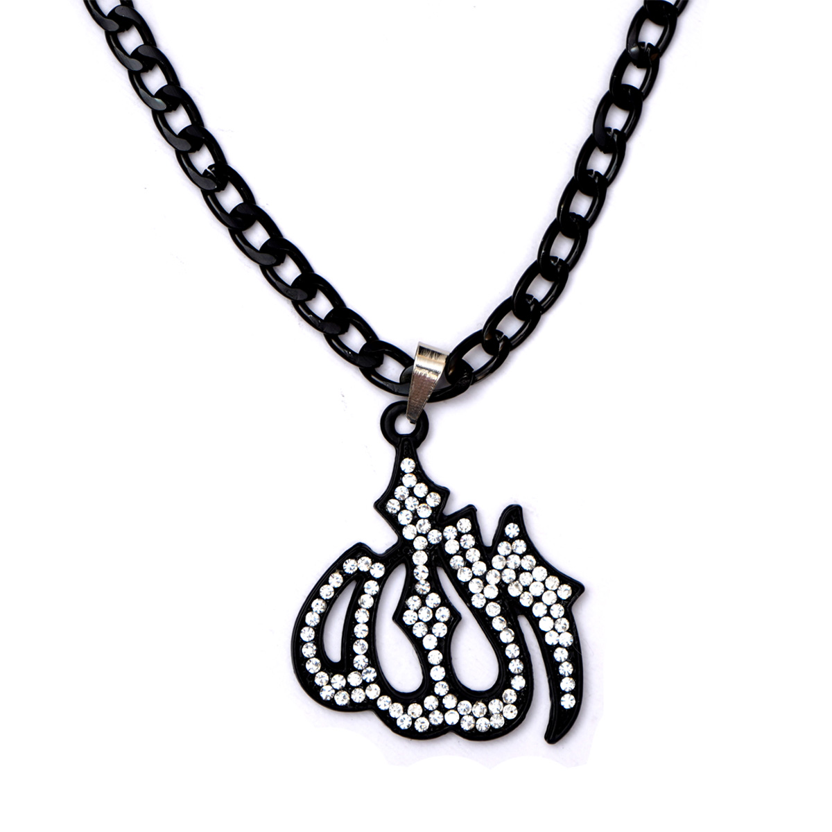 گردنبند مشکی مدل Allah