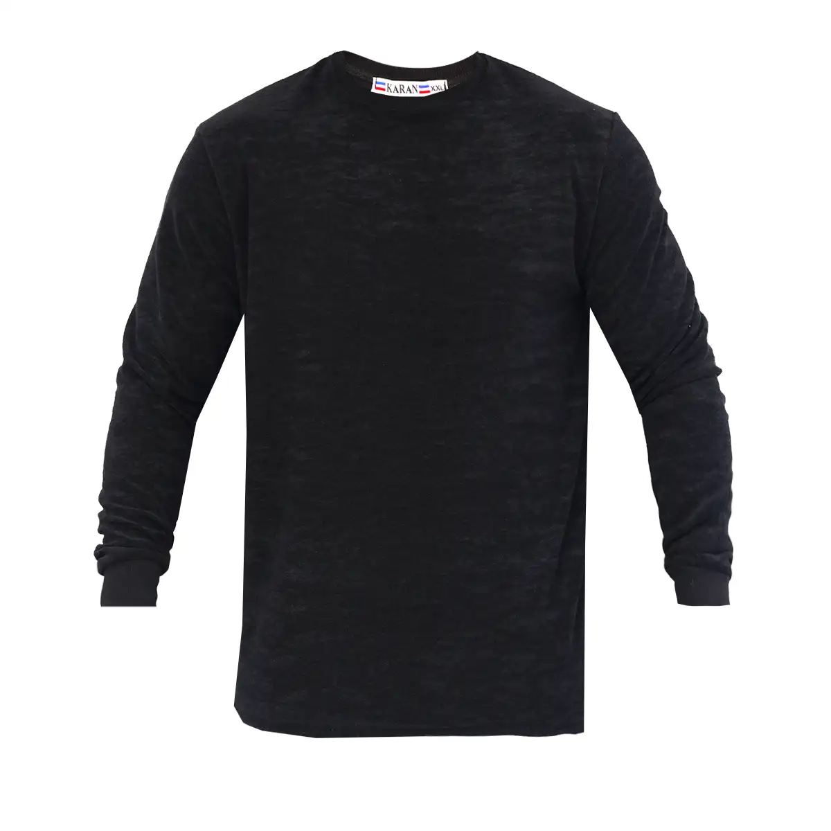 تیشرت آستین بلند مشکی مدل Walii