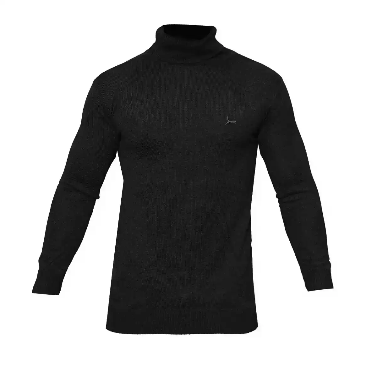 پلیور یقه اسکی پوما مشکی مدل Daryoosh