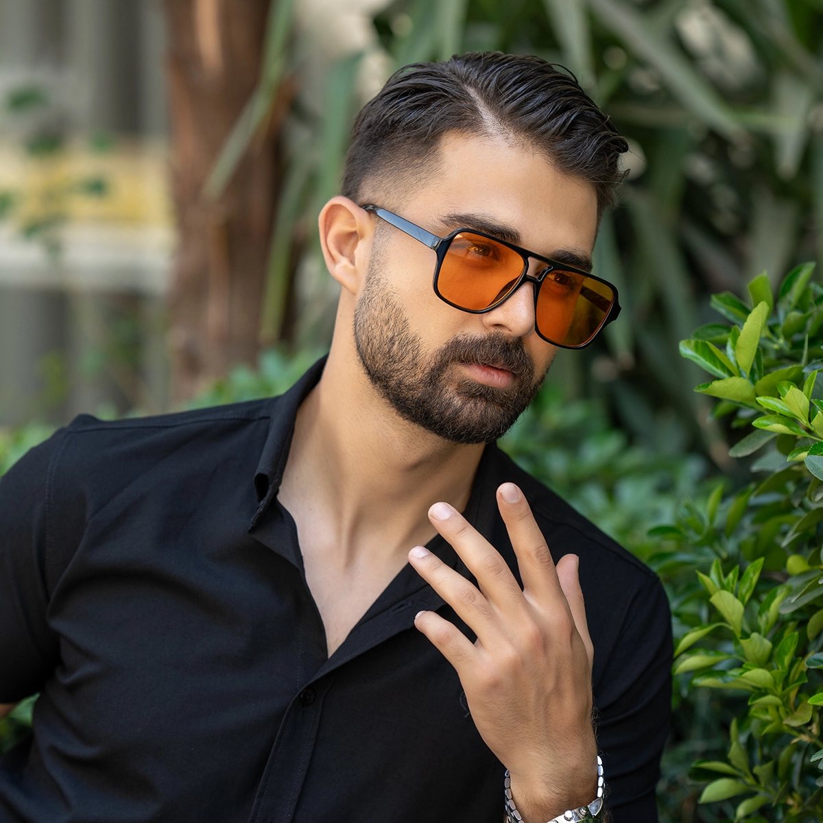 عینک آفتابی زرد مدل Ervin