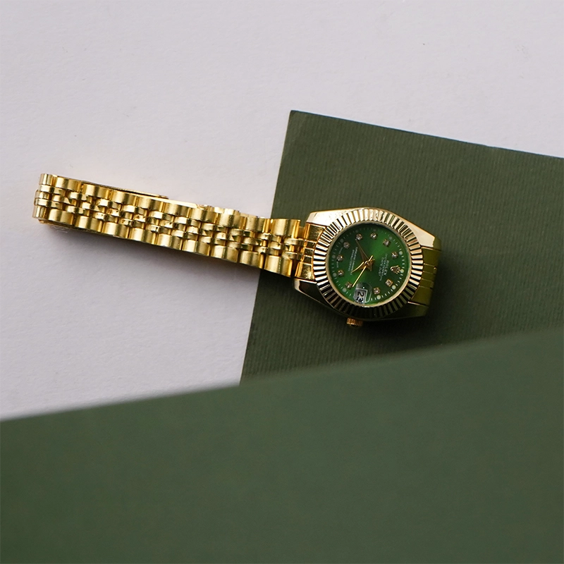 ساعت Rolex زنانه صفحه سبز مدل R12