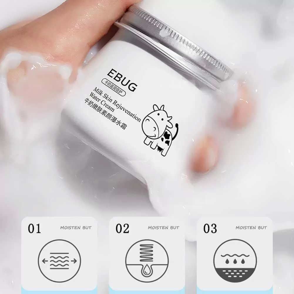 کرم مرطوب کننده و آبرسان شیرگاو EBUG